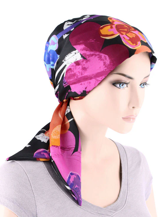 Chemo Fashion Scarf 1147 plum water floral.jpg