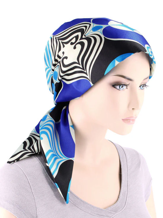 Chemo Fashion Scarf 1151 retro royal blue geo.jpg
