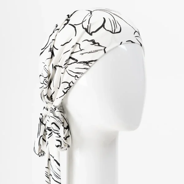 Sibelle Chemo Scarf Dacry Blanc 45 1200 600x600