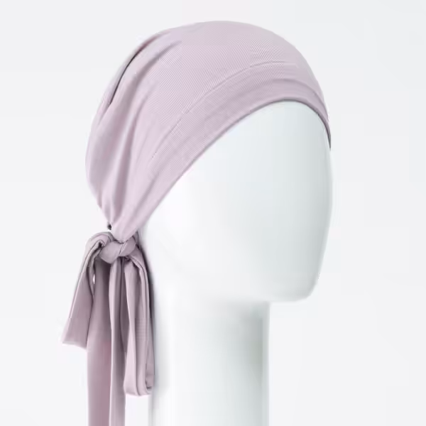 Sibelle foulard chimio bambou lavende 45 600x600