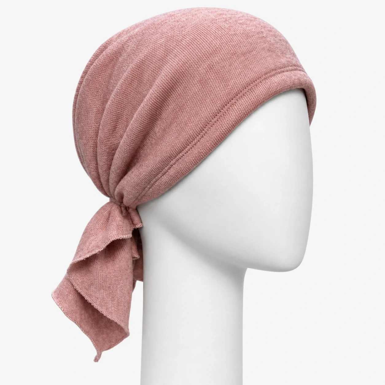 Sibelle Cancer Foulard Prenoue Tricot Rose
