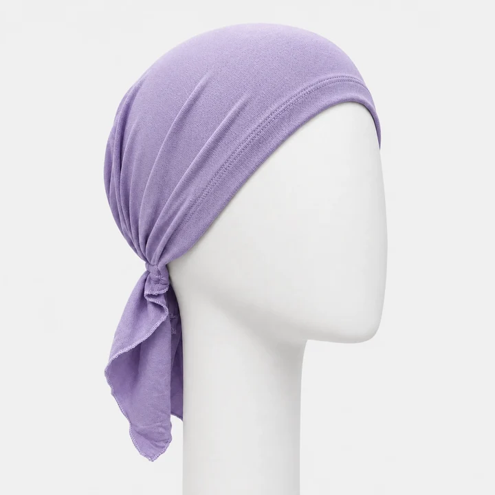 Sibelle Cancer Foulard prenoue Lilas