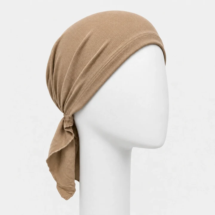 Sibelle Cancer Foulard prenoue Sable