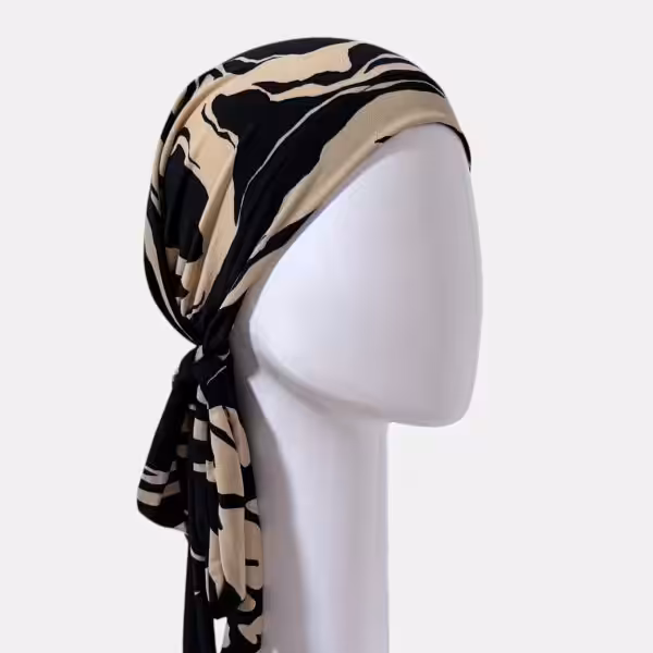 Sibelle Cancer Headscarf Brazil Black 600x600