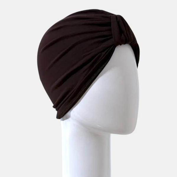 Sibelle Cancer Turban Bamboo Brown 45D 600x600