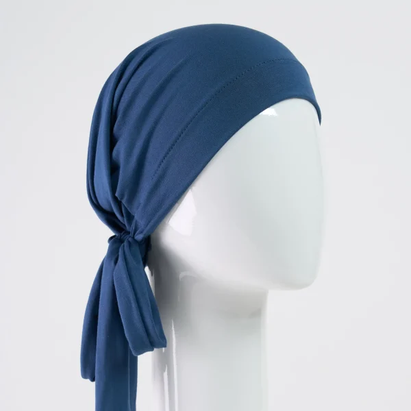 Foulard bleu capitaine 45D 600x600