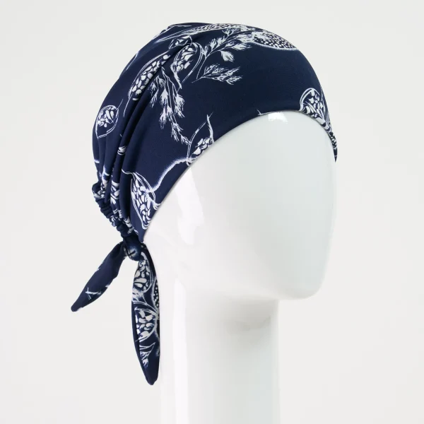 Foulard court brazil bleu 45D 600x600