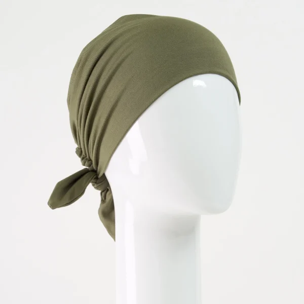Foulard court kaki 45D 600x600