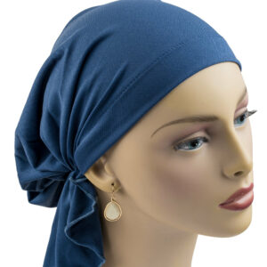 Headscarf Lycra Med Blue