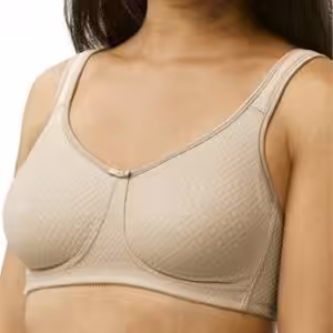 Mira Wire-Free Bra - Light Taupe