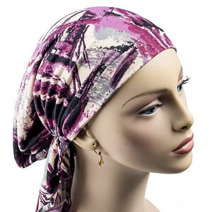 Headscarf Print 549pre Tied Head Scar