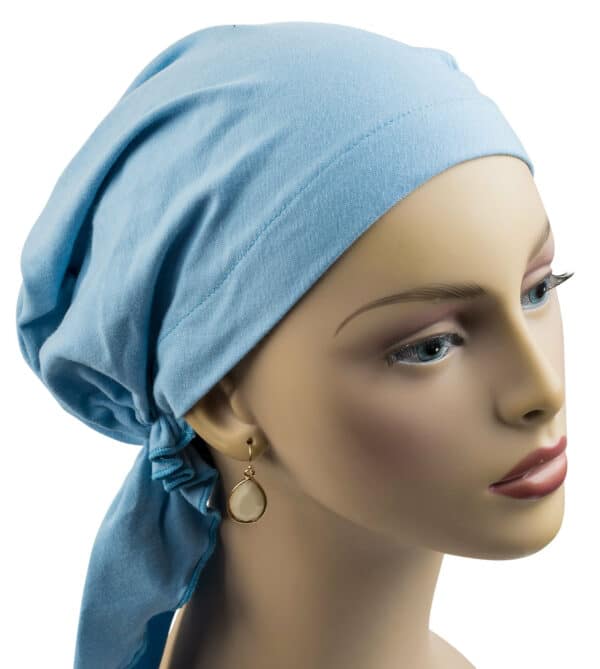 Headscarf - Cotton - Light Blue