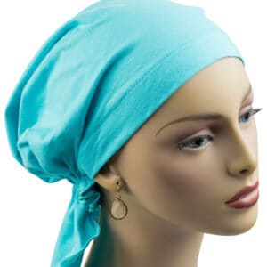 Headscarf Cotton Light Turquoise