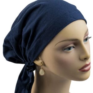 Headscarf Cotton Navy