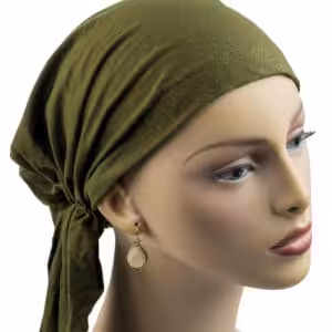 Headscarf Cotton Olive