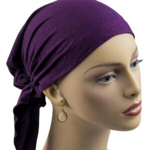 Headscarf Cotton Plum