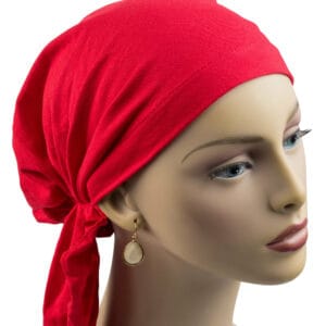 Headscarf Cotton Red