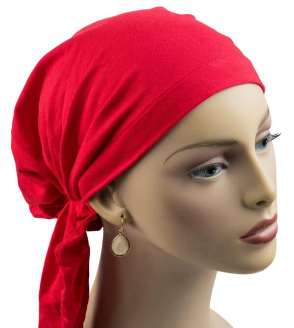 Headscarf Cotton Red