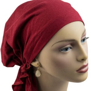Headscarf Cotton Burgundy