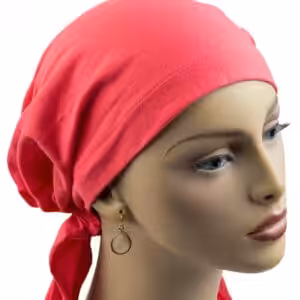 Headscarf Cotton Coral Headscarf Cotton Coral