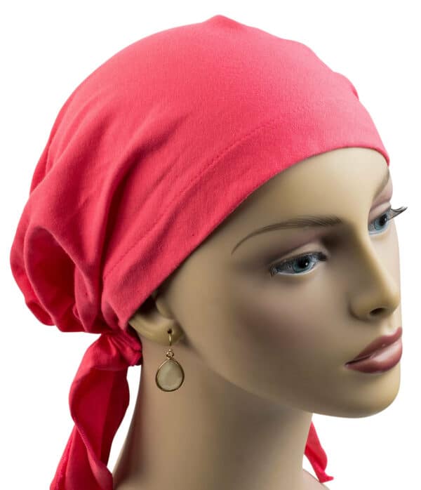 Headscarf Cotton Coral Headscarf Cotton Coral