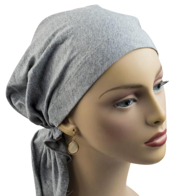 Headscarf Cotton Heather Grey