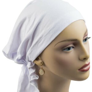 Headscarf Cotton White