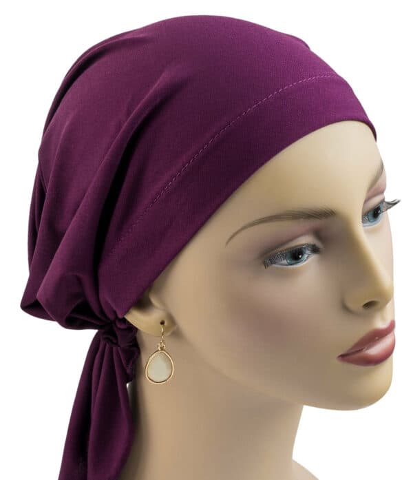 Headscarf Lycra Plum