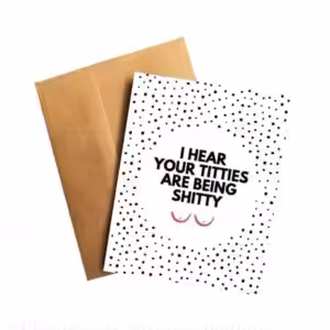 Get Well Card Shitty Titties